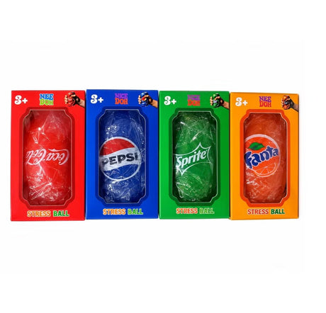 NeeDoh Can Squishy Sensory Toy – Assorted Soda Can Designs (Pepsi, Cola, Fanta & Sprite) - product image