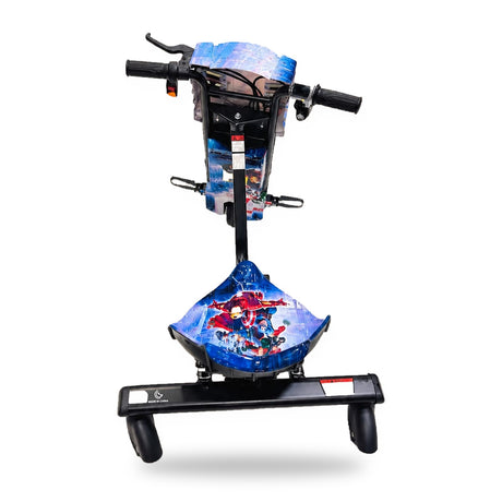 36V Drift Scooter Marvel Avengers Theme Design Electric Drift Trike for Kids
