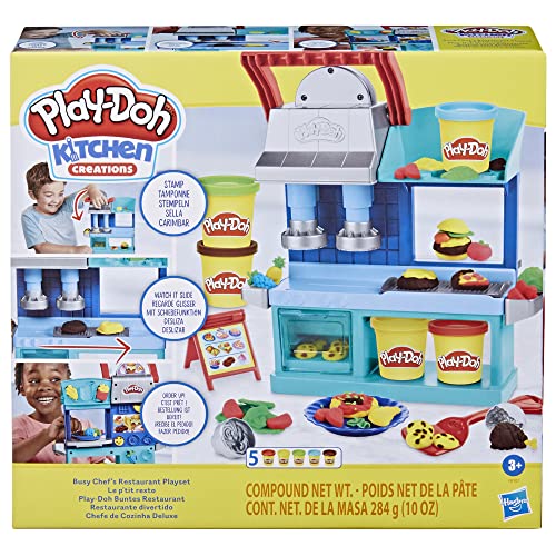 Links to Play-Doh Kitchen Creations Busy Chef's Restaurant Playset by Play-Doh