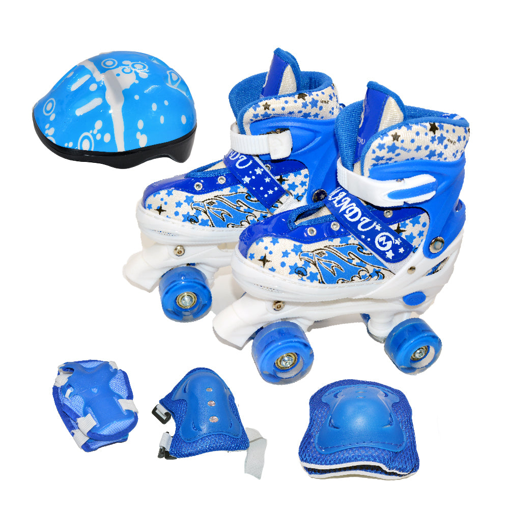 Adjustable Roller Skates Size 39-42 Blue