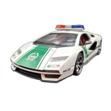 Dubai Police Lamborghini 1:24 Scale Diecast Model with Lights and Sound