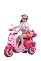 Pink Vespa Scooter Battery Powered Ride-On