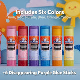 Elmers Color 'n Glitz Glue Sticks 12-Pack