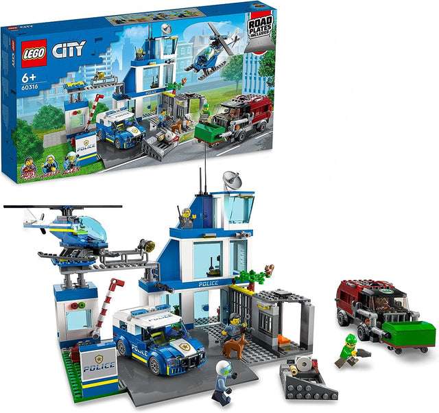 LEGO City 60316 Police Station (668 Pieces)