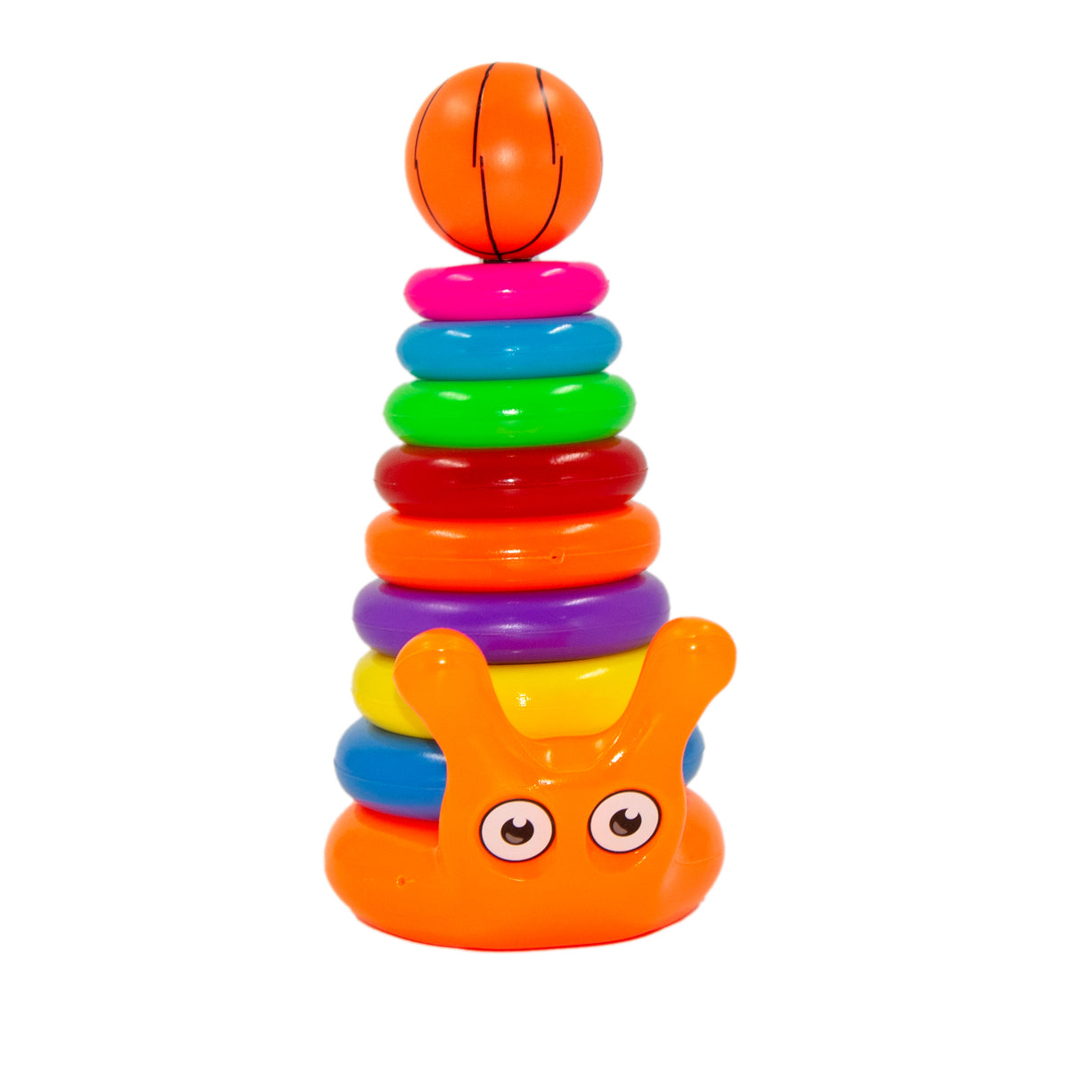 Links to COLORFUL STACKING RINGS SNAIL by 