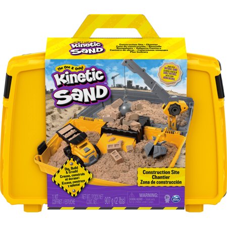 Kinetic Sand Construction Site Folding Sandbox