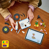 LEGO Creator 3in1 Record Player with Flowers Building Toy - Rebuilds Into a Radio Model or Microphone - Music Toys for 8+ Year Old Girls & Boys - Creative Gift Idea - 31172