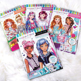 Make It Real Fashion Sketchbook Creative Coloring & Design Kit for Girls