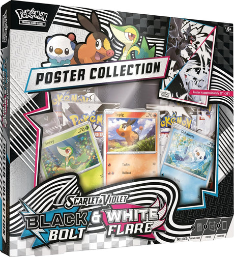 Pokemon Trading Cards: Scarlet & Violet 10.5 Black Bolt/White Flare Poster Collection