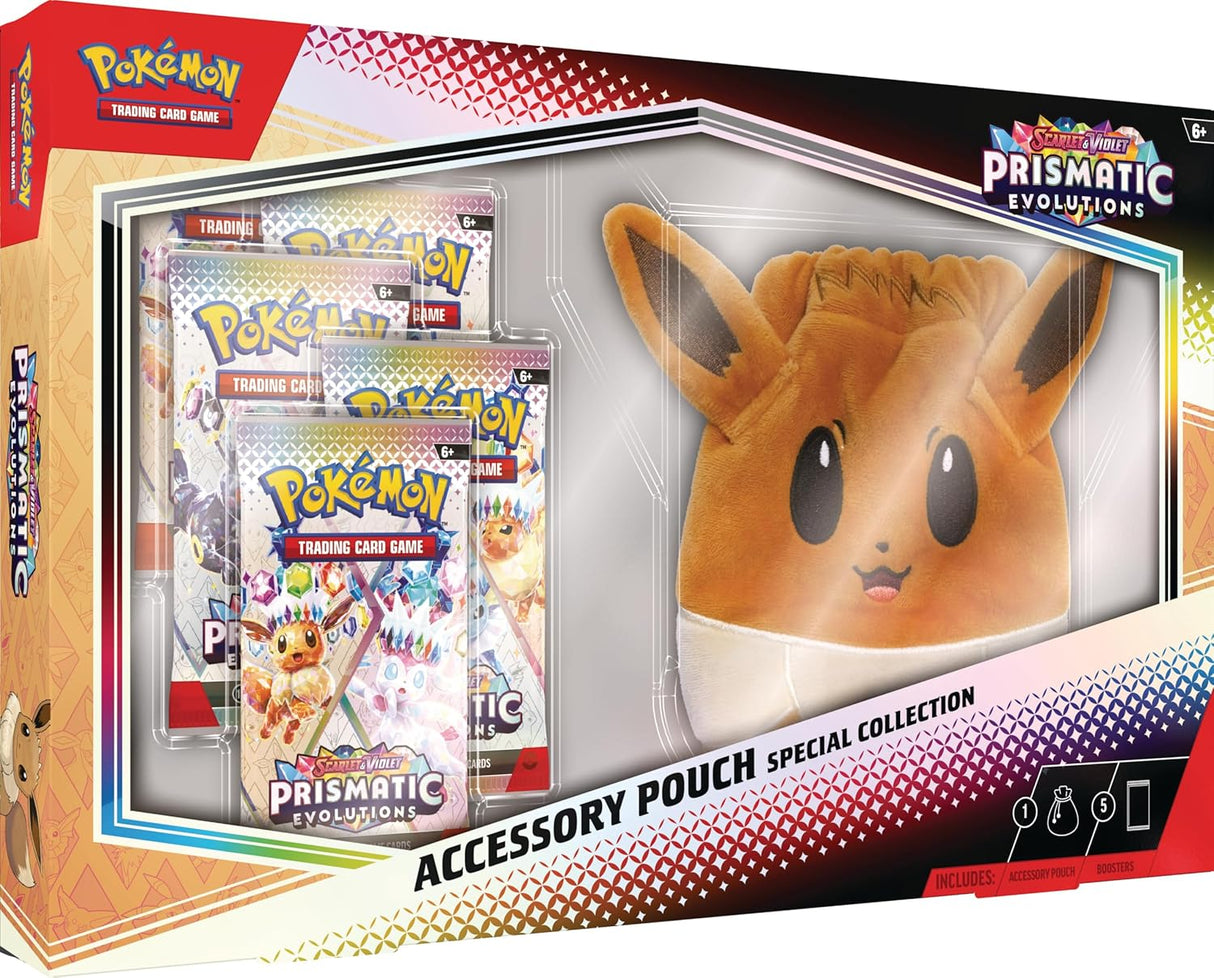 Pokemon TCG: Scarlet & Violet Prismatic Evolutions Accessory Pouch Special Collection
