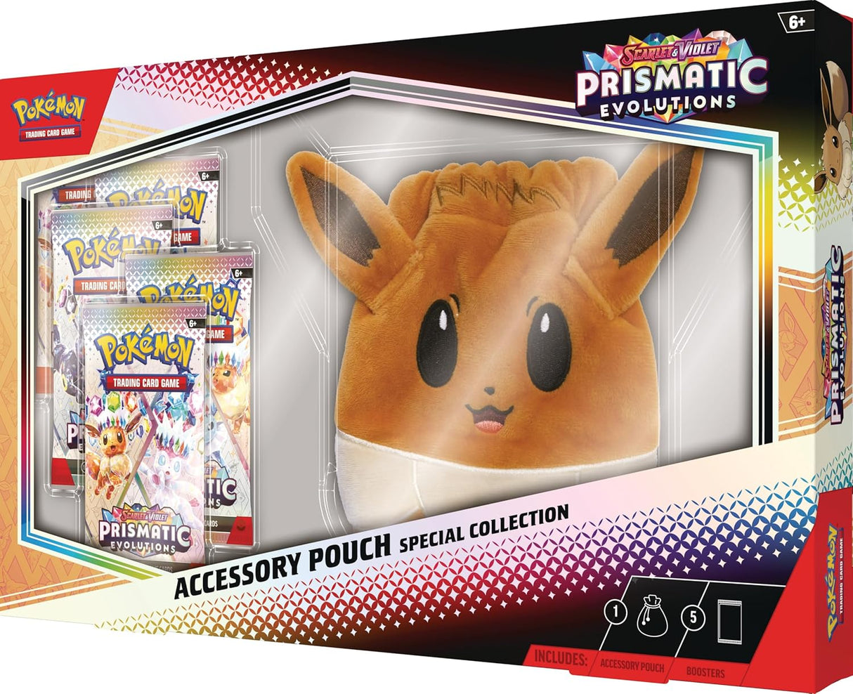 Pokemon TCG: Scarlet & Violet Prismatic Evolutions Accessory Pouch Special Collection
