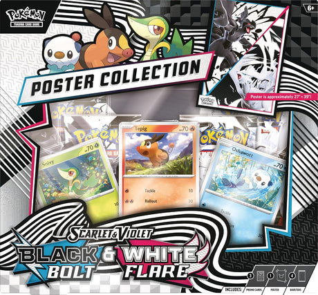 Pokemon Trading Cards: Scarlet & Violet 10.5 Black Bolt/White Flare Poster Collection