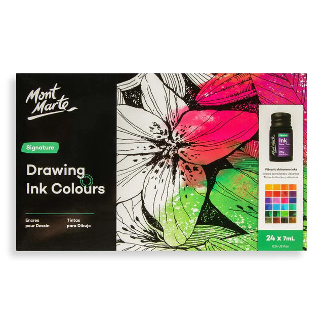 Drawing Ink Colors Signature 24Pc X 7ml Art Set