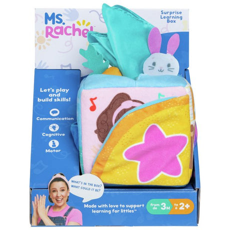 Ms Rachel Official Surprise Learning Box With Bunny Stuffed