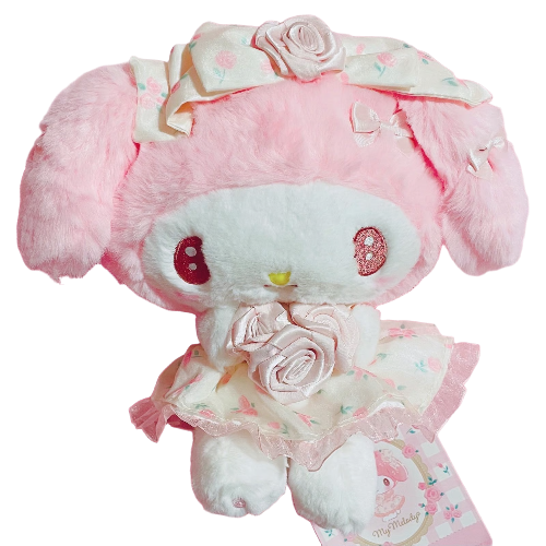 My Melody Plush 8 Inch with Flower