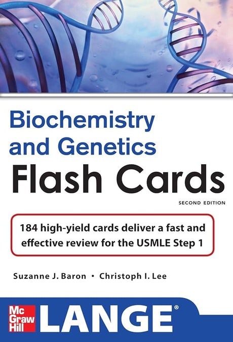 Book cover image of Lange Biochemistry and Genetics Flash Cards 2/E (LANGE FlashCards)