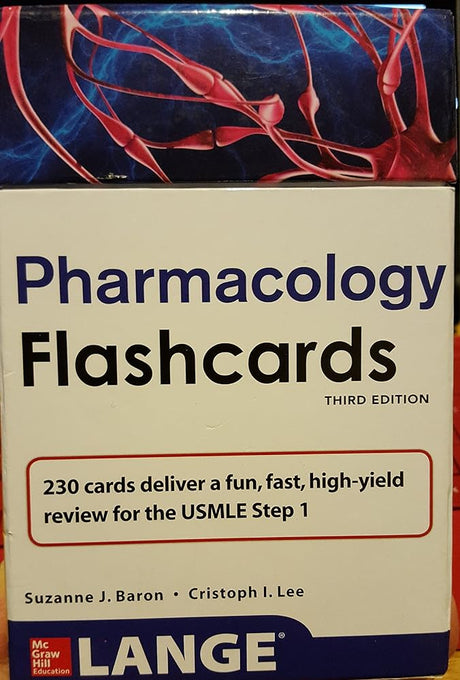 Book cover image of Pharmacology Flashcards (Lange Flash Cards)