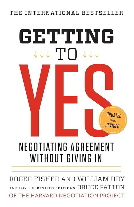 Book cover image of Getting to Yes: Negotiating Agreement Without Giving In