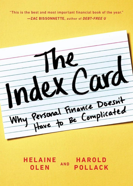 The Index Card: Why Personal Finance Doesn't Have to Be Complicated - product image