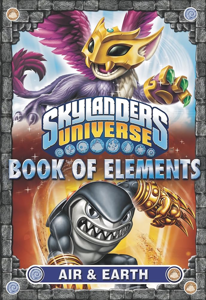 Book cover image of Book of Elements: Air & Earth (Skylanders Universe)