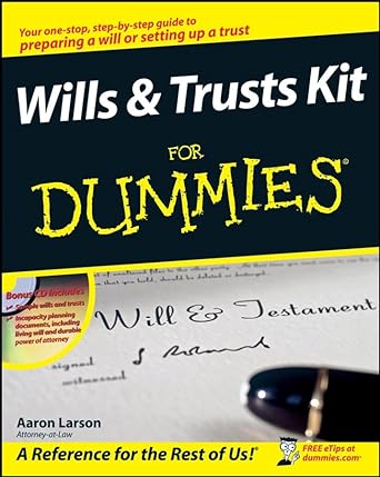 Wills and Trusts Kit For Dummies - product image