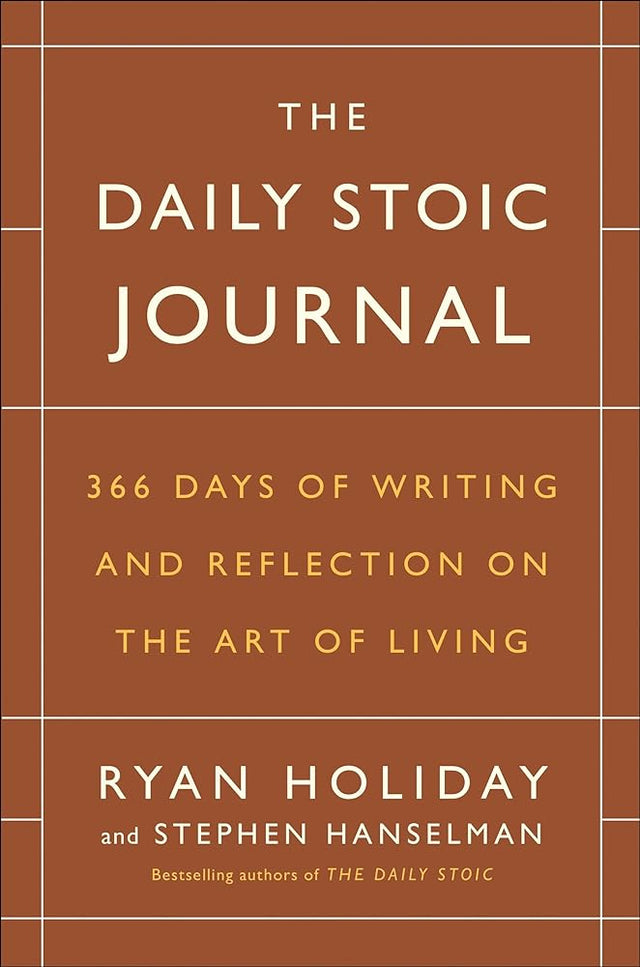 Book cover image of The Daily Stoic Journal: 366 Days of Writing and Reflection on the Art of Living