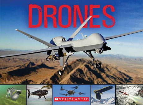 Book cover image of Drones: From Insect Spy Drones to Bomber Drones