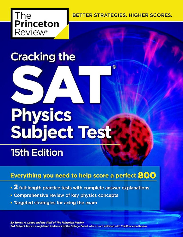 Book cover image of Cracking the SAT Physics Subject Test, 15th Edition (College Test Preparation)