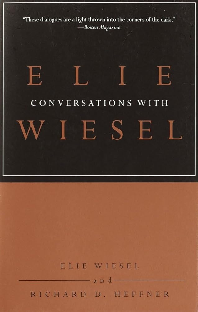 Book cover image of Conversations with Elie Wiesel