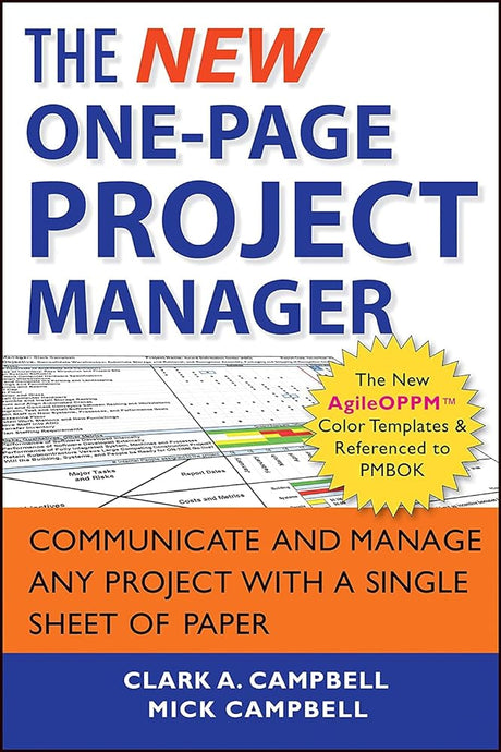 Book cover image of The New One-Page Project Manager: Communicate and Manage Any Project With A Single Sheet of Paper