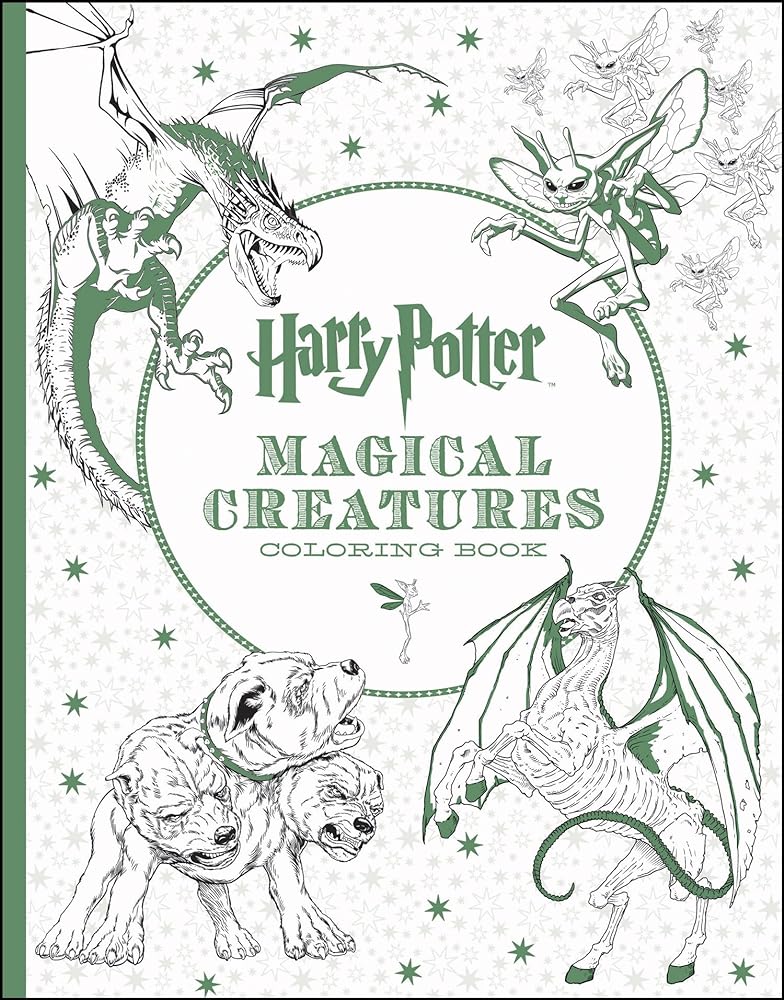 Book cover image of Harry Potter Magical Creatures Coloring Book: Official Coloring Book, The