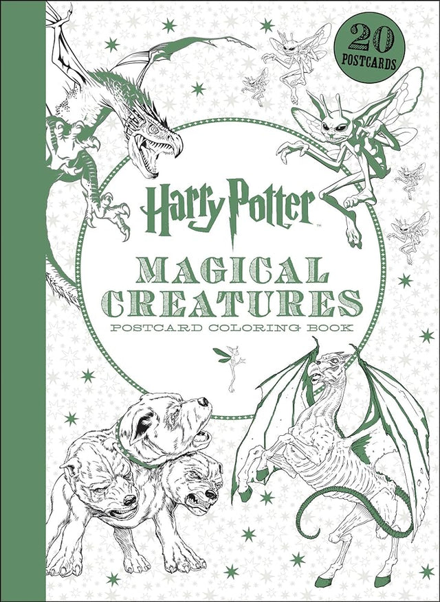 Book cover image of Harry Potter Magical Creatures Postcard Coloring Book