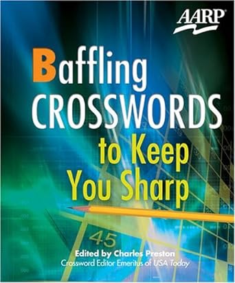 Book cover image of Baffling Crosswords to Keep You Sharp (AARP®)