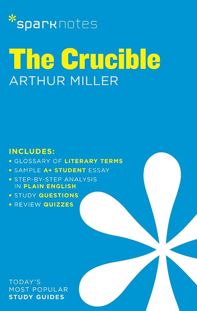 Book cover image of The Crucible SparkNotes Literature Guide (Volume 24) (SparkNotes Literature Guide Series)