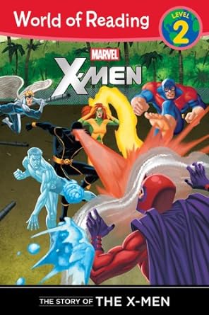 Book cover image of The Story of the X-Men Level 2 Reader (World of Reading)