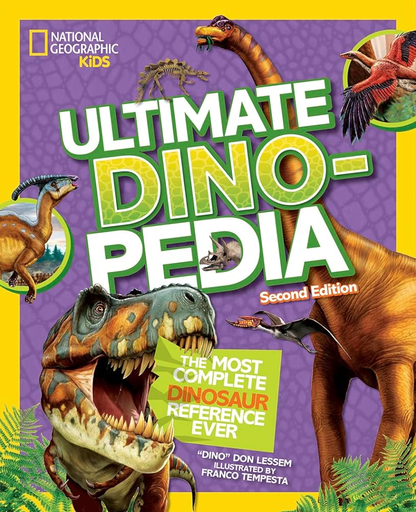 Book cover image of National Geographic Kids Ultimate Dinopedia, Second Edition