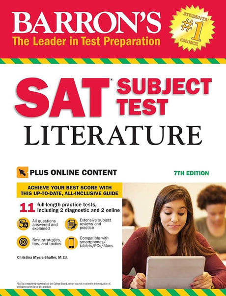 SAT Subject Test Literature with Online Tests - product image