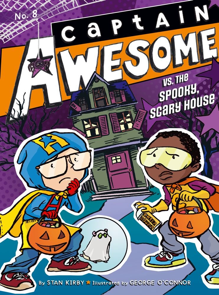 Book cover image of Captain Awesome vs. the Spooky, Scary House (8)