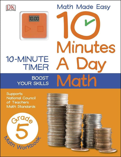 Book cover image of 10 Minutes a Day: Math, Fifth Grade