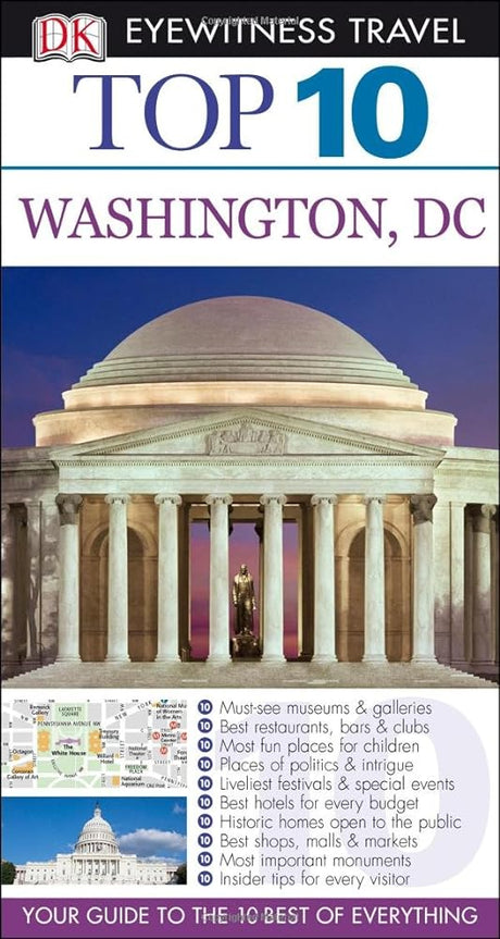 Book cover image of Top 10 Washington DC (Eyewitness Top 10 Travel Guide)
