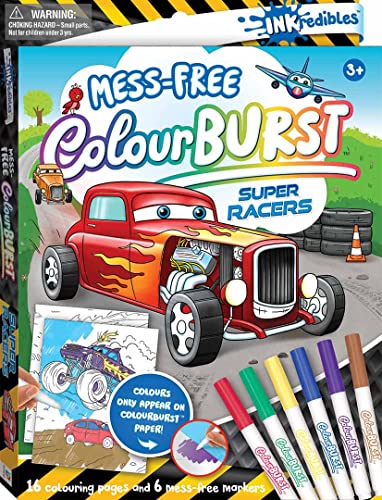Book cover image Inkredibles: Super Racers Colour Burst