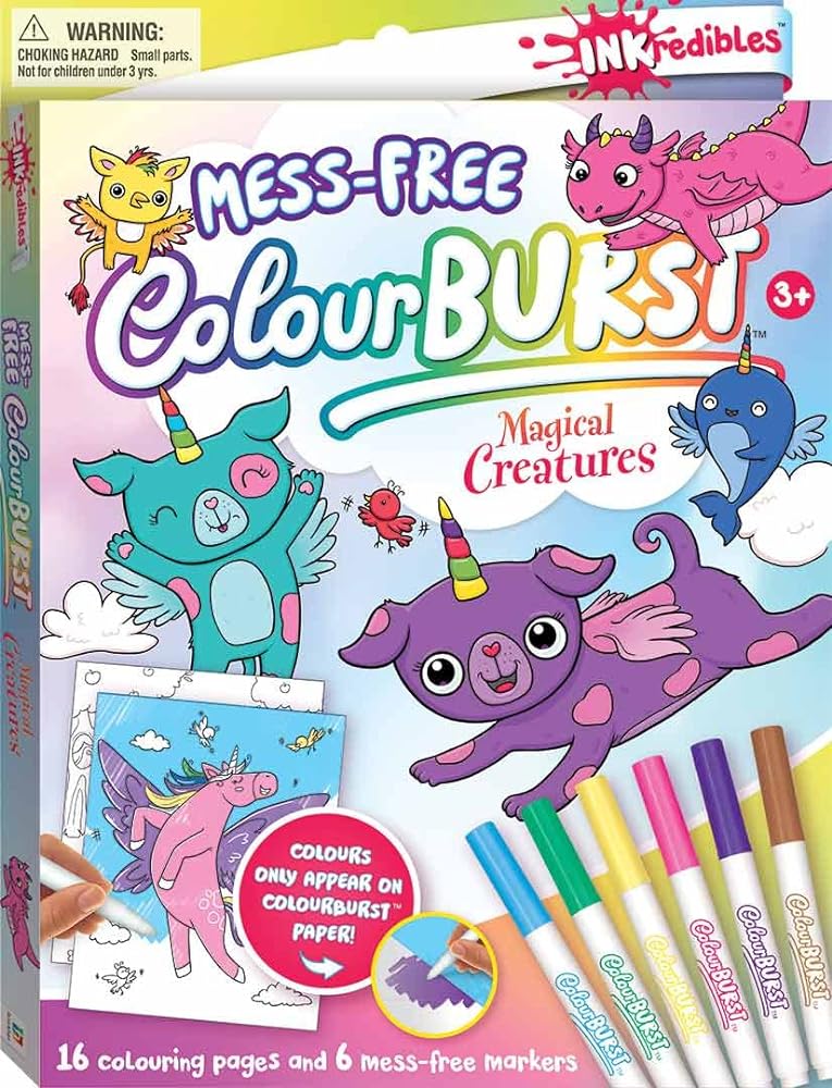 Book cover image Inkredibles: Magical Creatures Colour Burst
