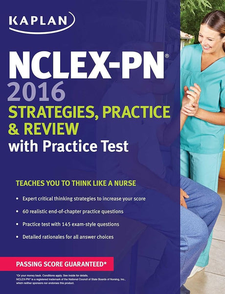 Book cover image of NCLEX-PN 2016 Strategies, Practice and Review with Practice Test (Kaplan Test Prep)