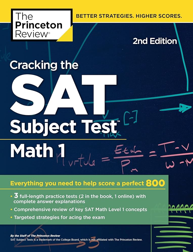 Book cover image of Cracking the SAT Subject Test in Math 1, 2nd Edition: Everything You Need to Help Score a Perfect 800 (College Test Preparation)