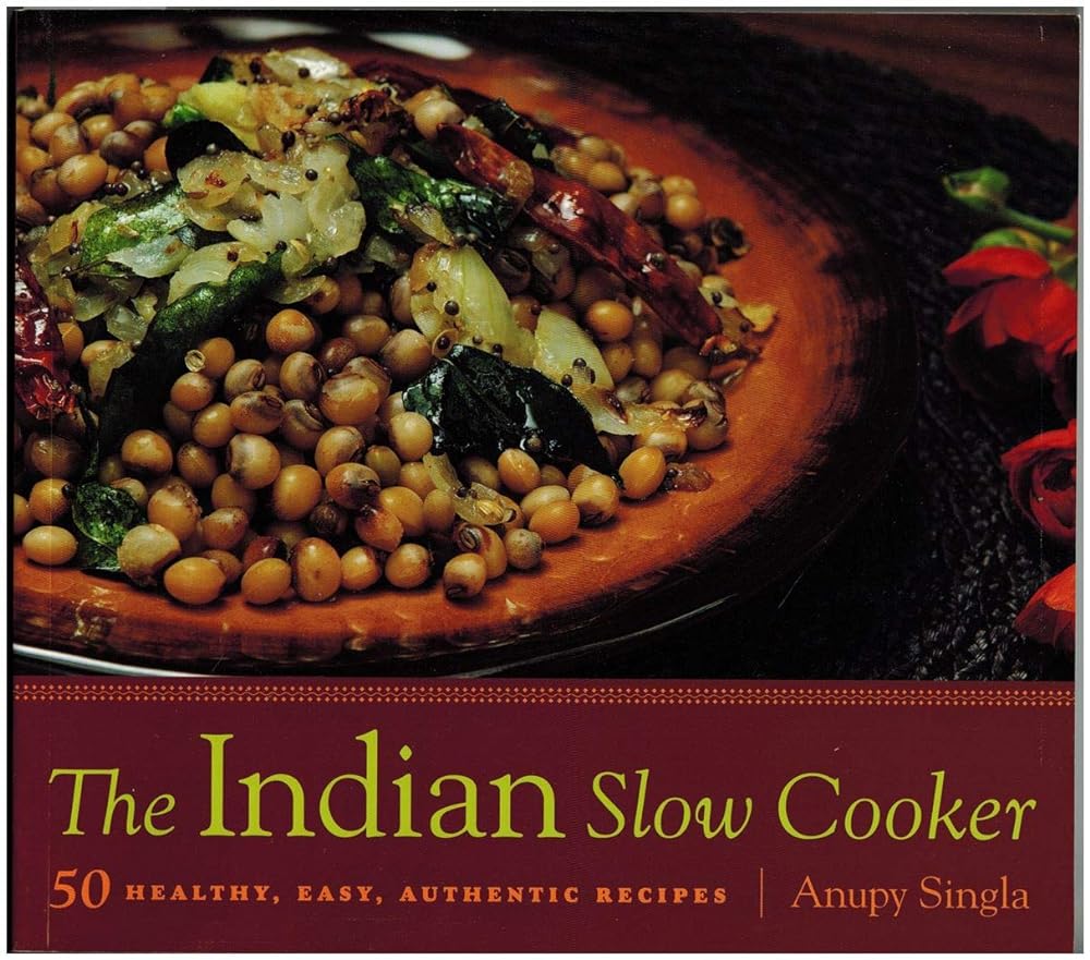 Book cover image of The Indian Slow Cooker: 50 Healthy, Easy, Authentic Recipes