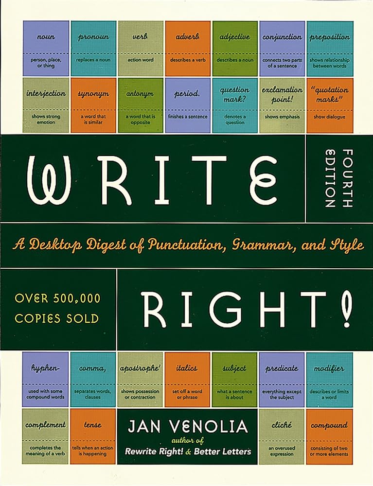 Book cover image of Write Right!: A Desktop Digest of Punctuation, Grammar, and Style