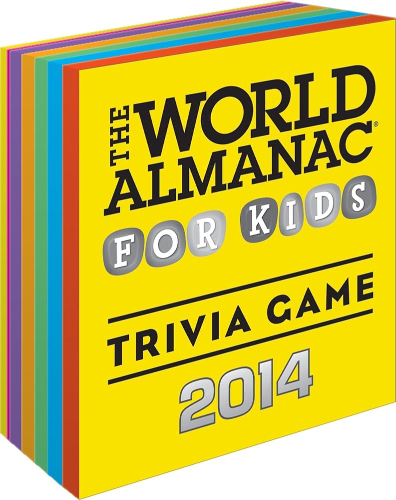 Book cover image of The World Almanac® for Kids 2014 Trivia Game