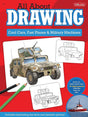 Book cover image of All About Drawing Cool Cars, Fast Planes & Military Machines