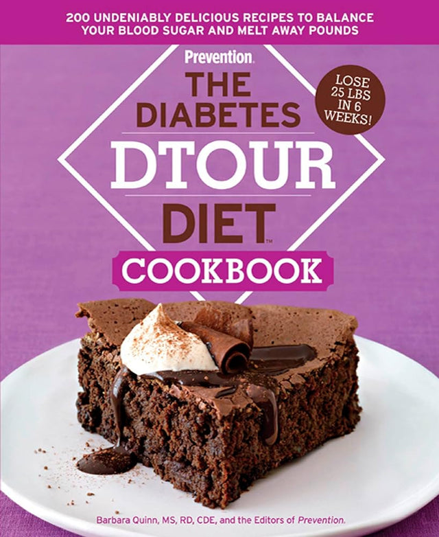 Book cover image of The Diabetes DTOUR Diet Cookbook: 200 Undeniably Delicious Recipes to Balance Your Blood Sugar and Melt Away Pounds