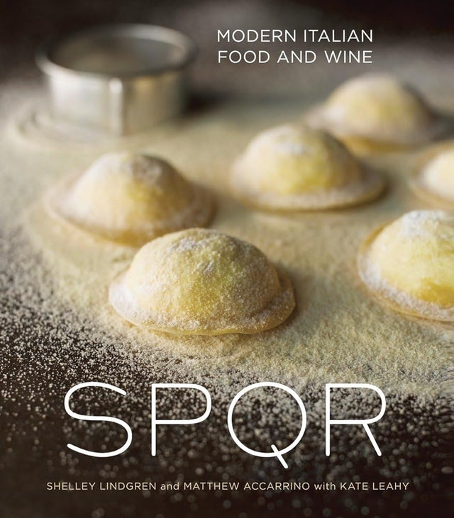 Book cover image of SPQR: Modern Italian Food and Wine [A Cookbook]